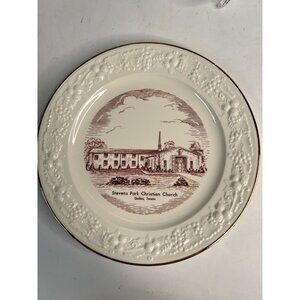 Limited Edition Stevens Park Texas Christian Church Collector Plate By WorldWide